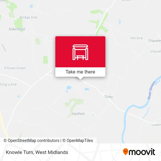 Knowle Turn map