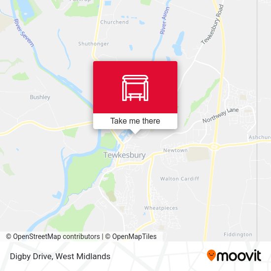 Digby Drive map