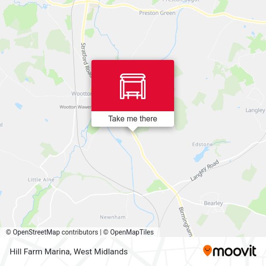 Hill Farm Marina map