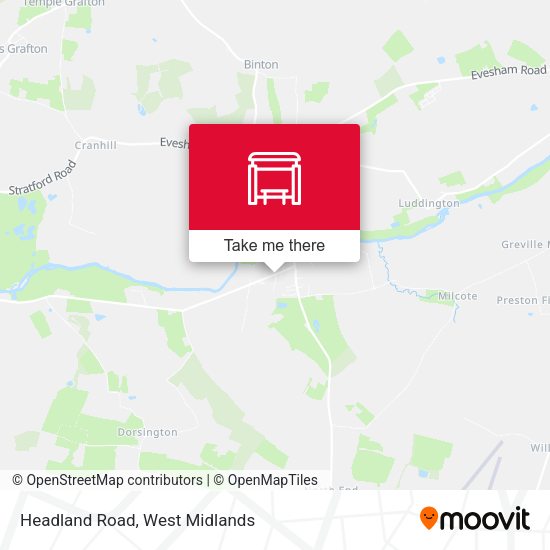Headland Road map