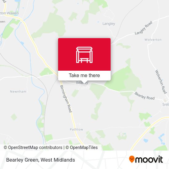 Bearley Green map