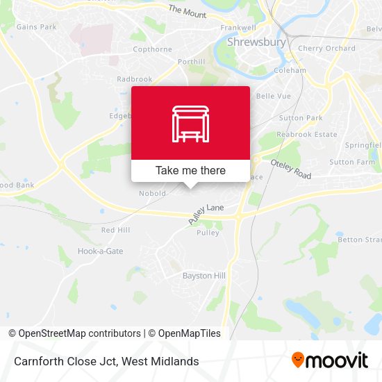 Carnforth Close Jct map