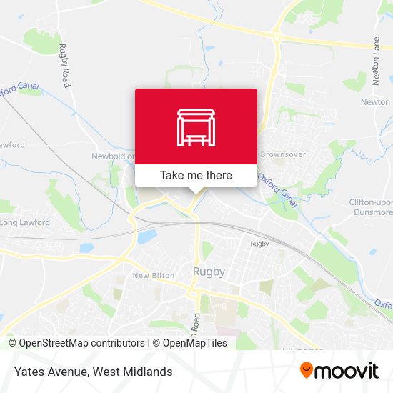 Yates Avenue map
