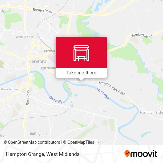 Hampton Grange map