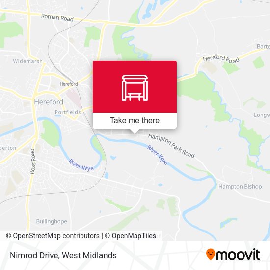 Nimrod Drive map