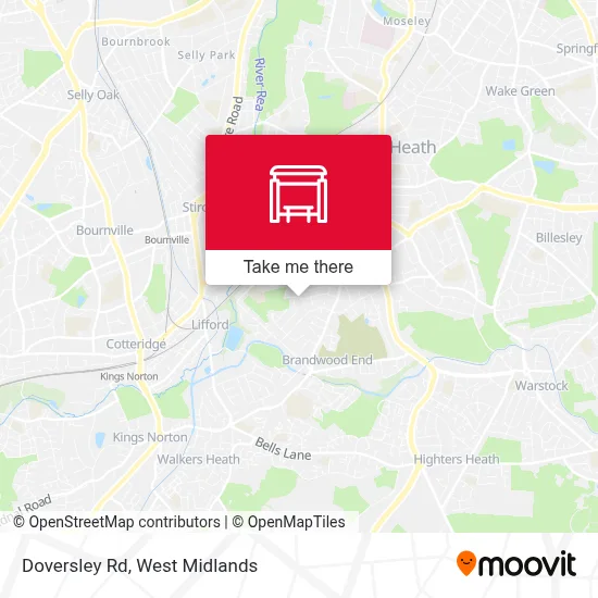 Doversley Rd map