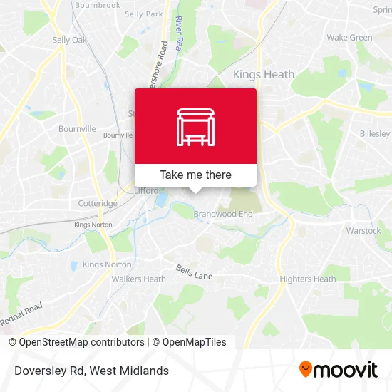 Doversley Rd map