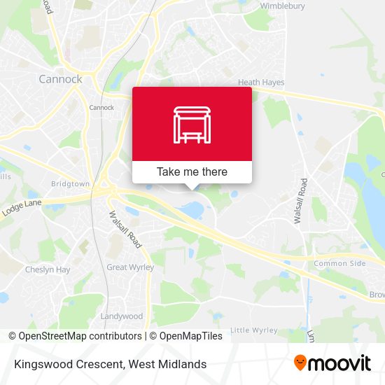 Kingswood Crescent map
