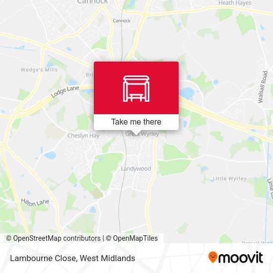 Lambourne Close map