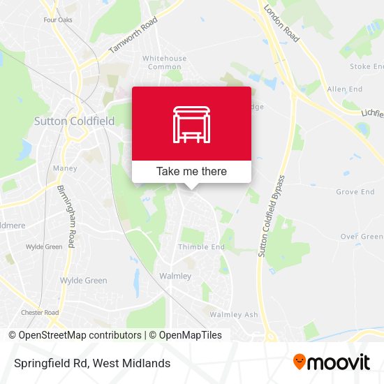Springfield Rd map