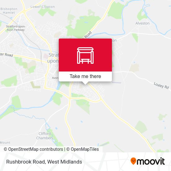 Rushbrook Road map
