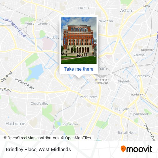 Brindley Place map