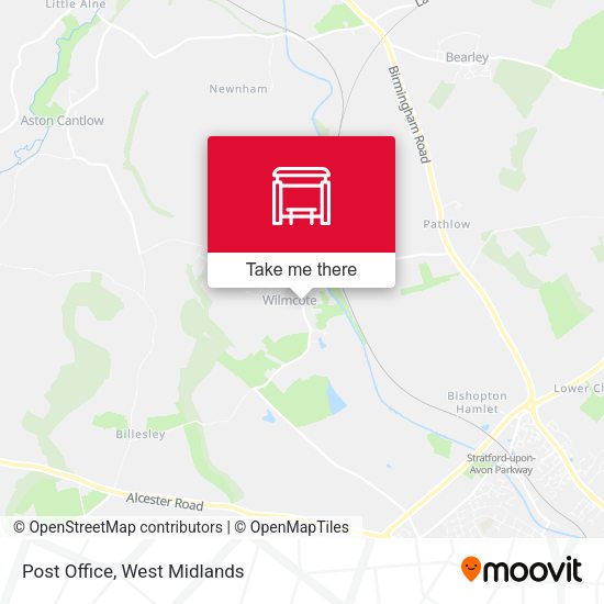 Post Office map