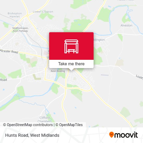 Hunts Road map