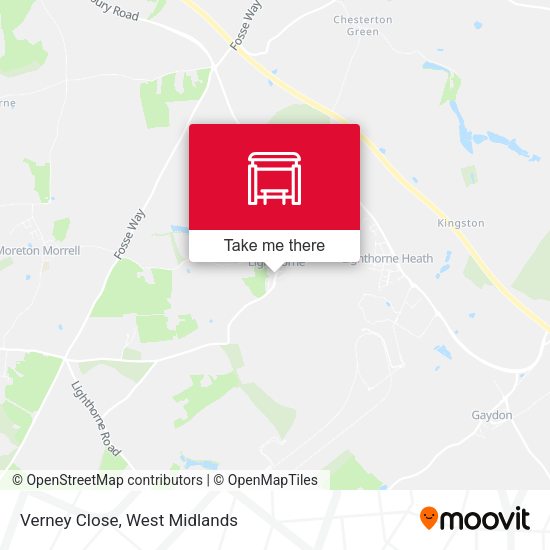Verney Close map