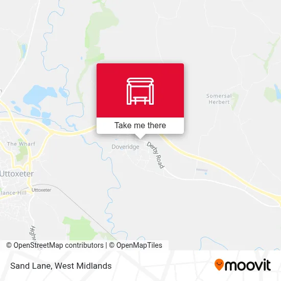 Sand Lane map