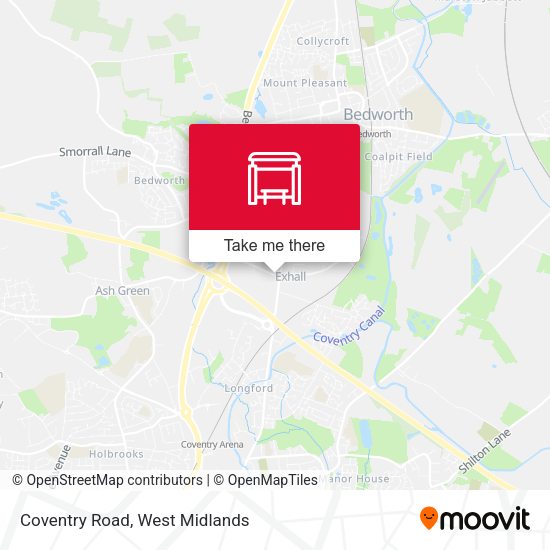 Coventry Road map