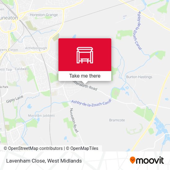 Lavenham Close map
