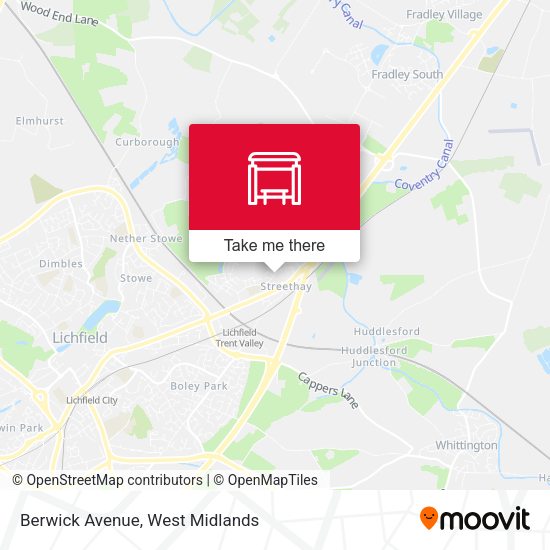 Berwick Avenue map