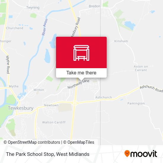 The Park School Stop map