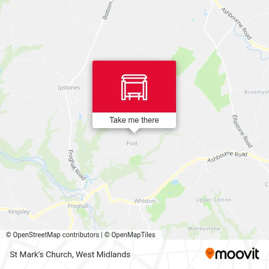 St Mark's Church map