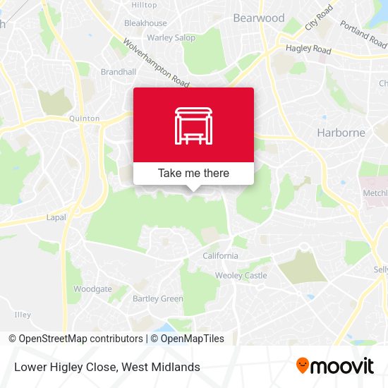 Lower Higley Close map