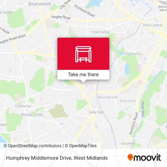 Humphrey Middlemore Drive map