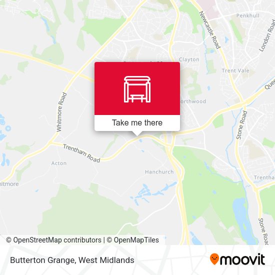Butterton Grange map