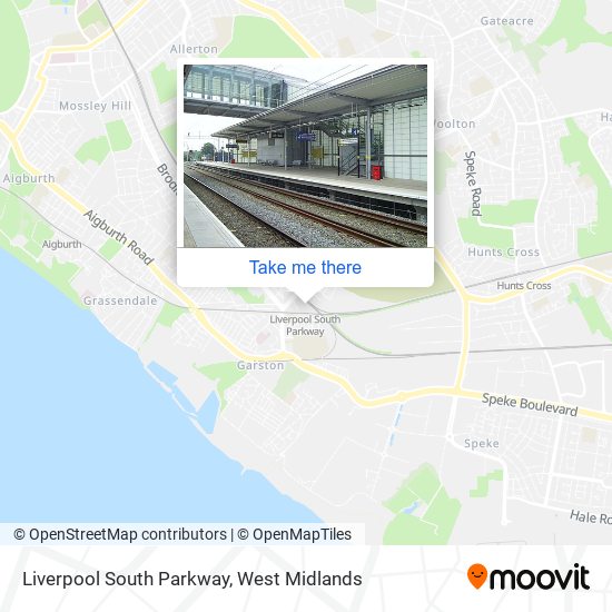 Liverpool South Parkway map