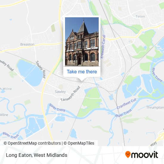 Long Eaton map