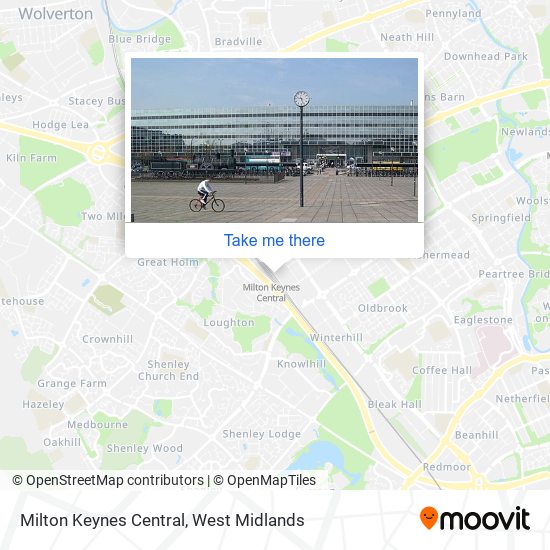 Milton Keynes Central map