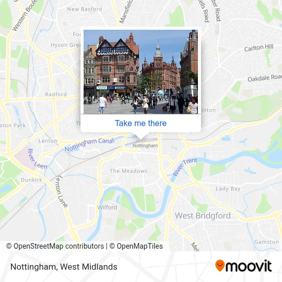 Nottingham map