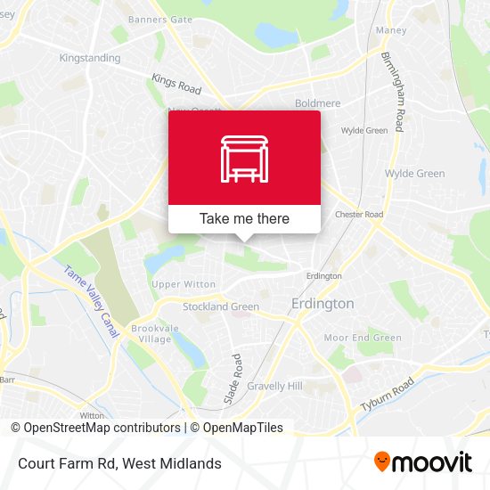Court Farm Rd map
