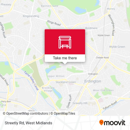 Streetly Rd map