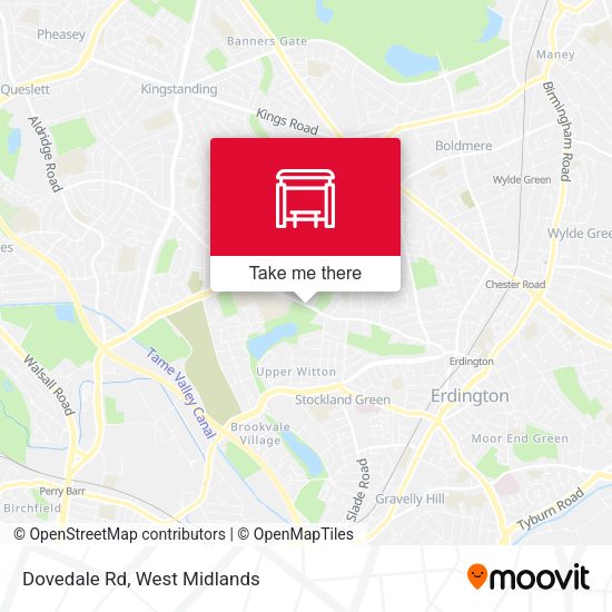 Dovedale Rd map