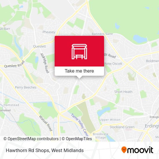 Hawthorn Rd Shops map