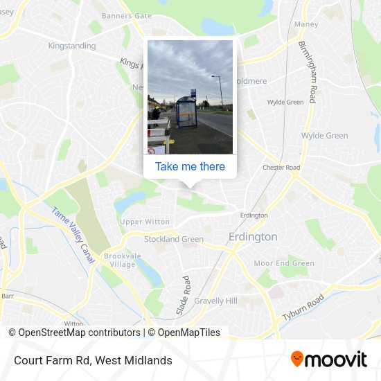 Court Farm Rd map