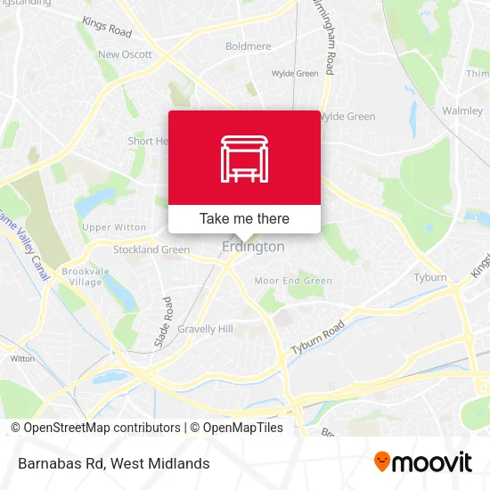 Barnabas Rd map