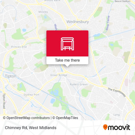 Chimney Rd map
