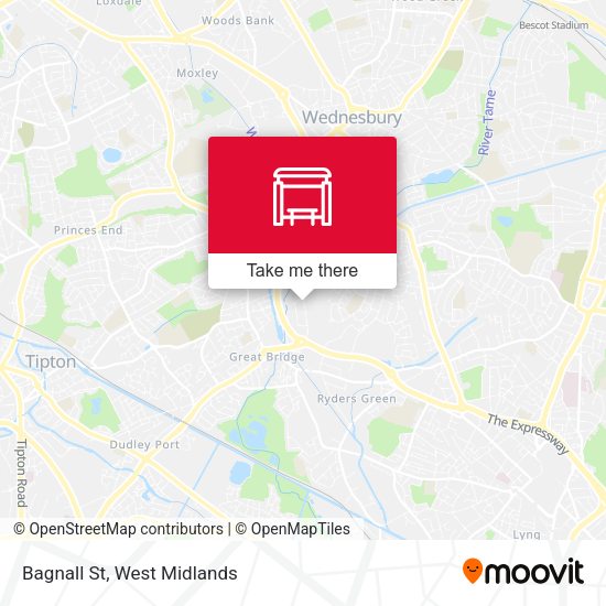 Bagnall St map