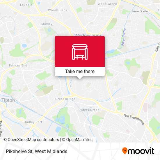 Pikehelve St map