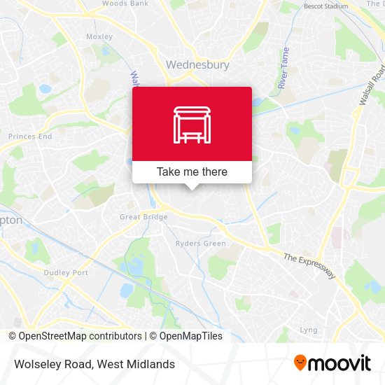 Wolseley Road map