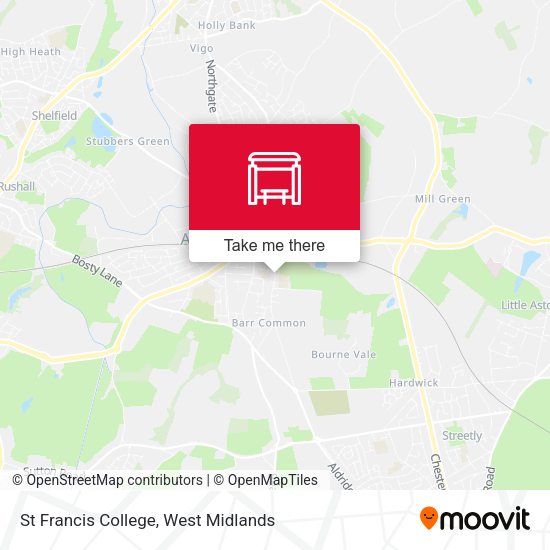 St Francis College map