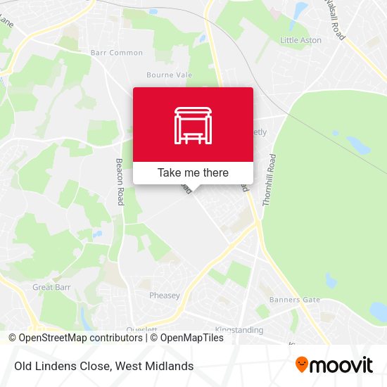Old Lindens Close map