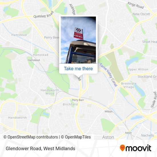 Glendower Road map