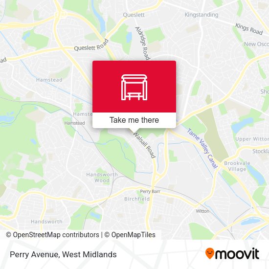 Perry Avenue map