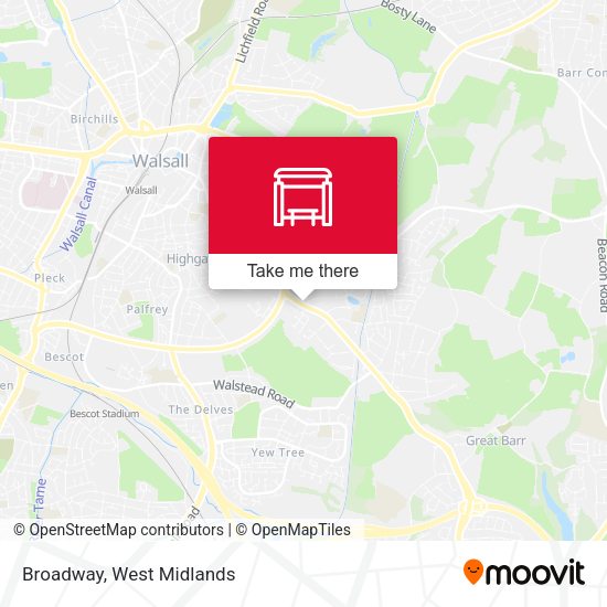 Broadway map