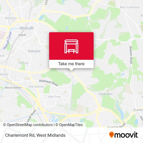 Charlemont Rd map