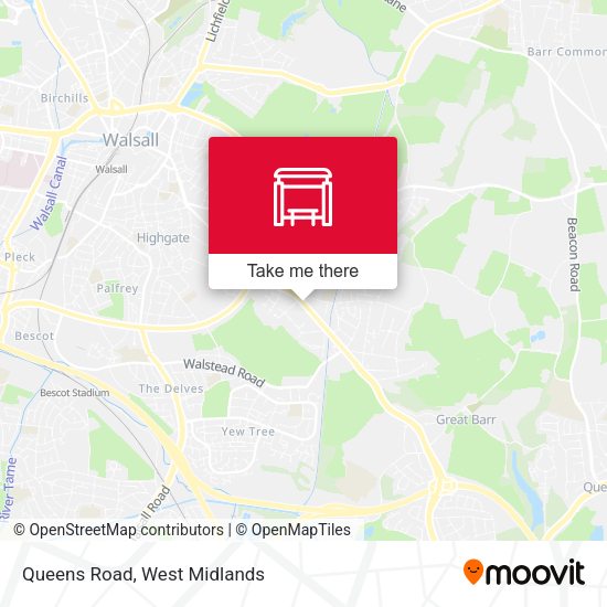 Queens Road map