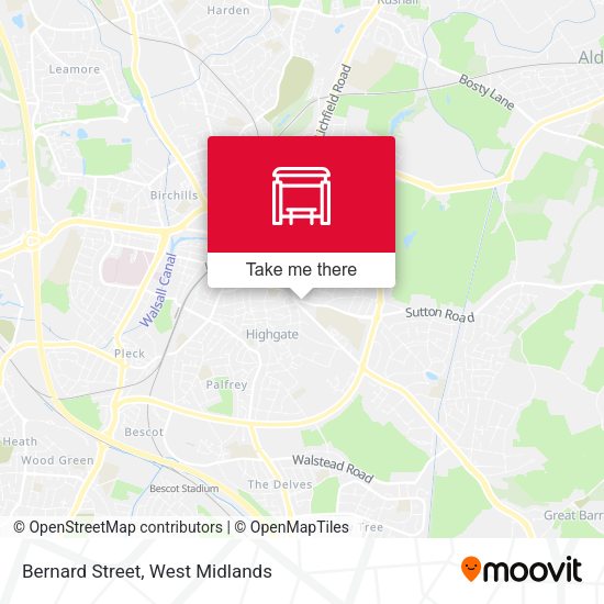 Bernard Street map